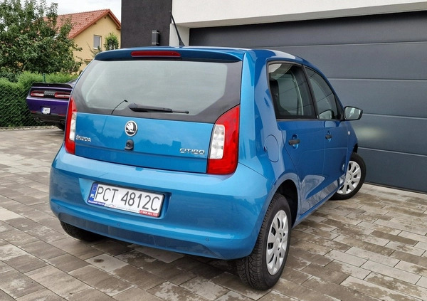 Skoda Citigo cena 32700 przebieg: 71020, rok produkcji 2017 z Urzędów małe 352